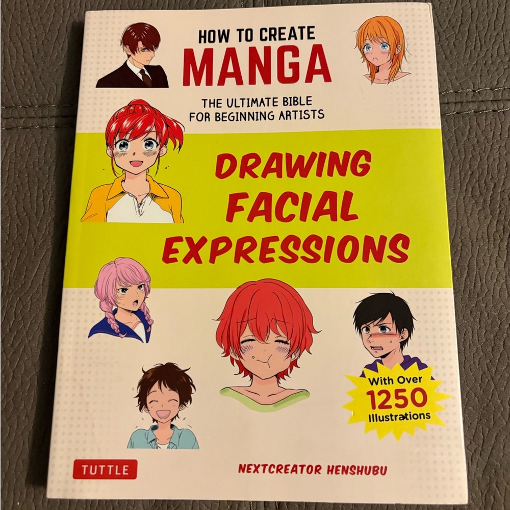 Tuttle How to Draw Manga Facial Expressions Book